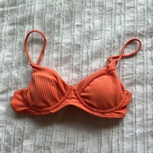 xs orange bikini top